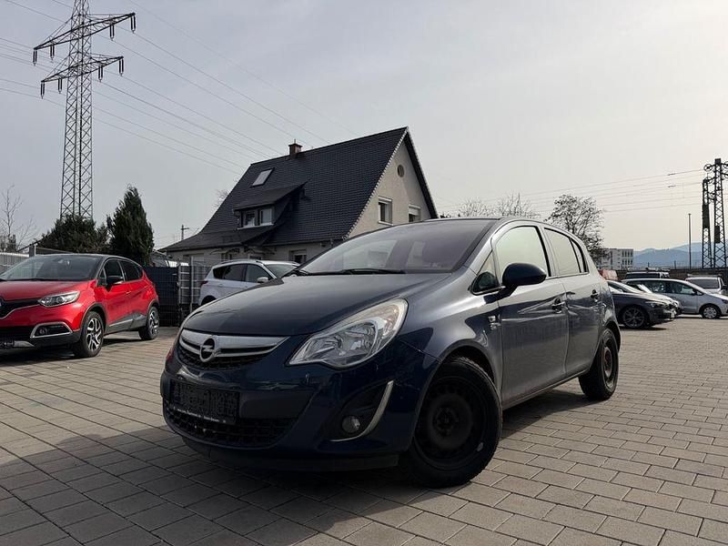 Gebraucht Opel Corsa 87 PS (63 kW) 2012 Ozeanblau/waterworld Kleinwagen