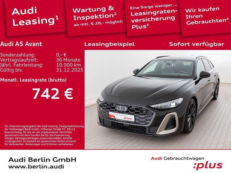 Mythosschwarz metallic Gebraucht 2025 Audi A5 Ambiente Coupé | 62.990 € - Bild 1/3