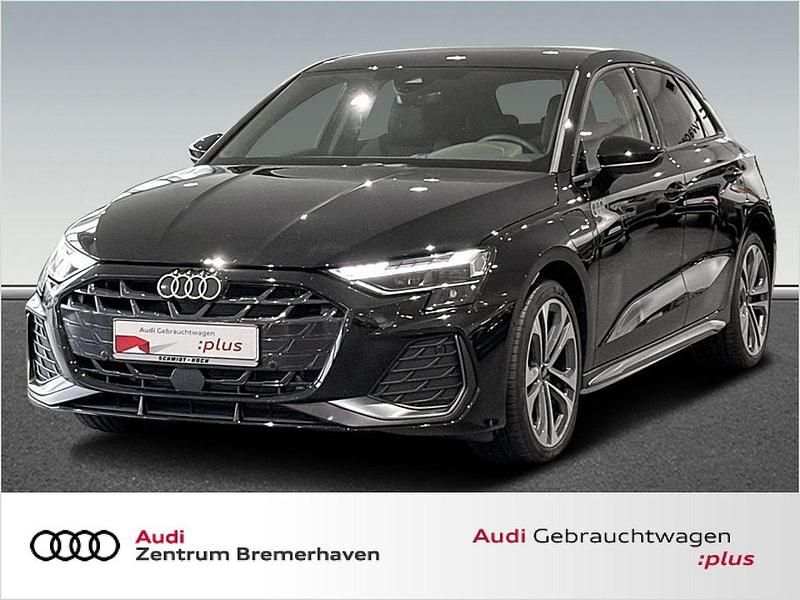 Mythosschwarz metallic Gebraucht 2025 Audi A3 Sportback e-tron S-Line Kleinwagen | 42.830 € - Bild 1/4