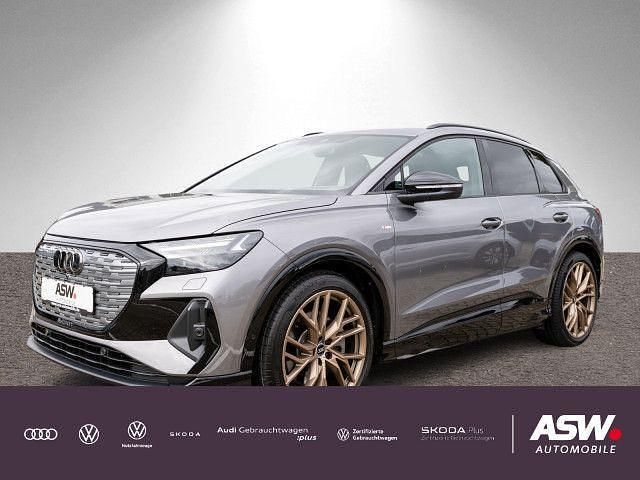 Taifungrau metallic Gebraucht 2022 Audi Q4 e-tron S-Line SUV | 34.430 € (Guter Preis) - Bild 1/4