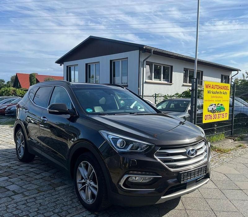 Braun Gebraucht 2017 Hyundai Santa Fe Premium SUV | 16.999 € (Guter Preis) - Bild 1/4
