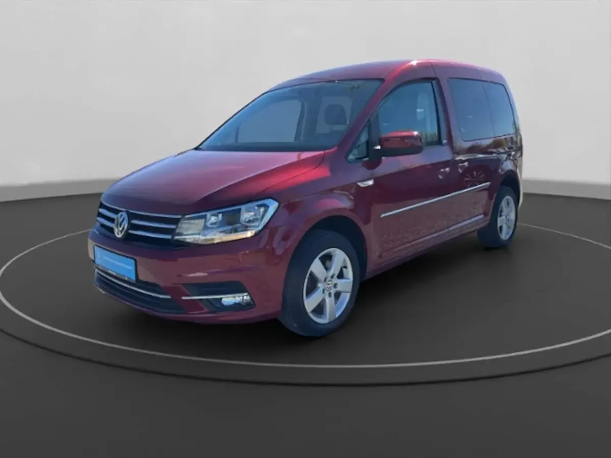 Usata VW Caddy Trendline 150 CV (110 kW) 2016 Rosso Monovolume