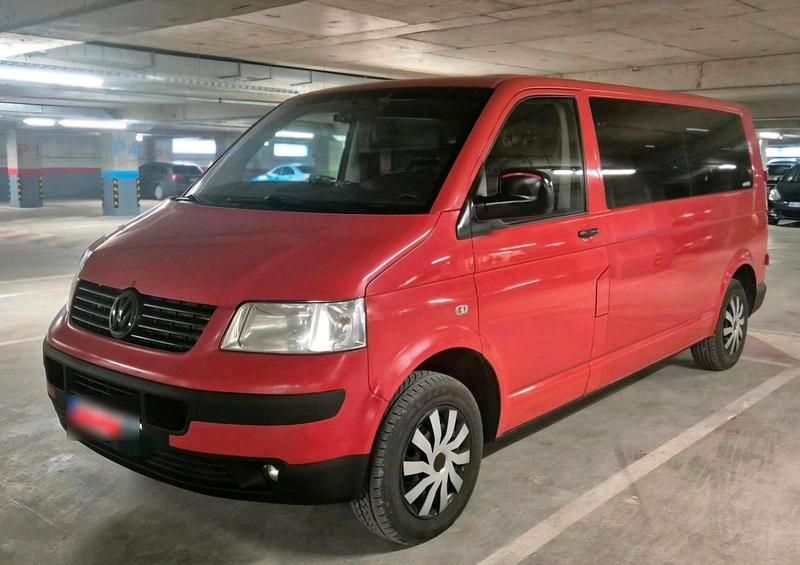 Gebraucht VW T5 105 PS (77 kW) 2009 Rot Van