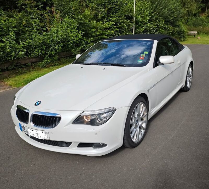 Weiß Gebraucht 2007 BMW 635 Cabriolet Cabrio | 22.999 € - Bild 1/4