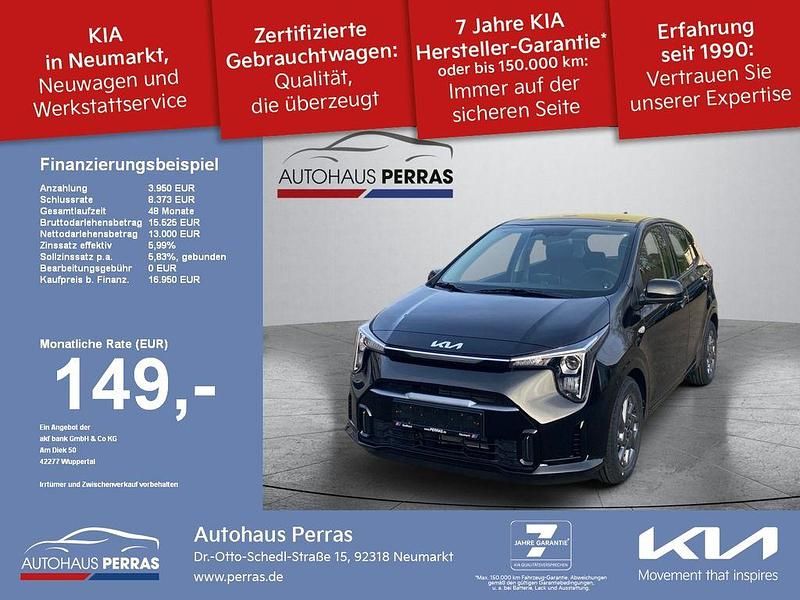 Neu Kia Picanto Vision 68 PS (50 kW) 2026 Auroraschwarz Kleinwagen
