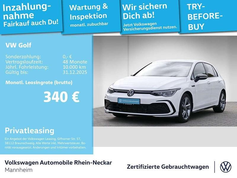 Pure white Gebraucht 2023 VW Golf VIII R-line Limousine | 28.992 € (Superpreis) - Bild 1/3