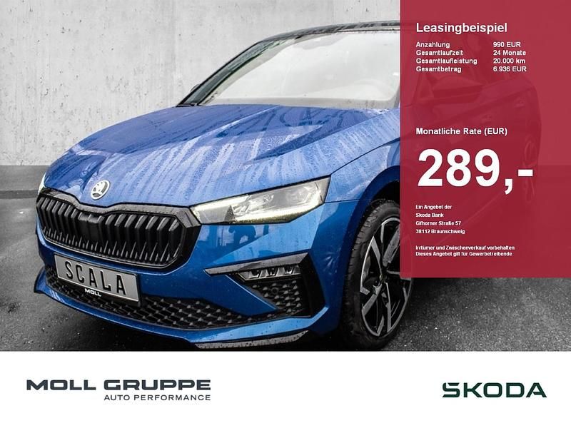 Neu Skoda Scala Monte Carlo 150 PS (110 kW) 2026 Moonweiß perleffekt Kleinwagen