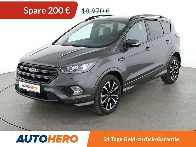 Grau Gebraucht 2018 Ford Kuga ST-Line SUV | 18.770 € (Etwas zu teuer) - Bild 1/3
