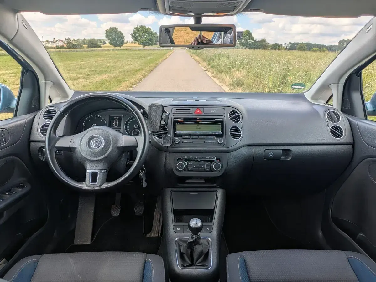 Gebraucht VW Golf Plus Cross Team 105 PS (77 kW) 2010 Blau Van / Kleinbus