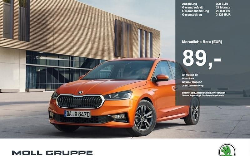 Blau Neu 2025 Skoda Fabia Essence Limousine | 19.690 € (Etwas zu teuer) - Bild 1/2