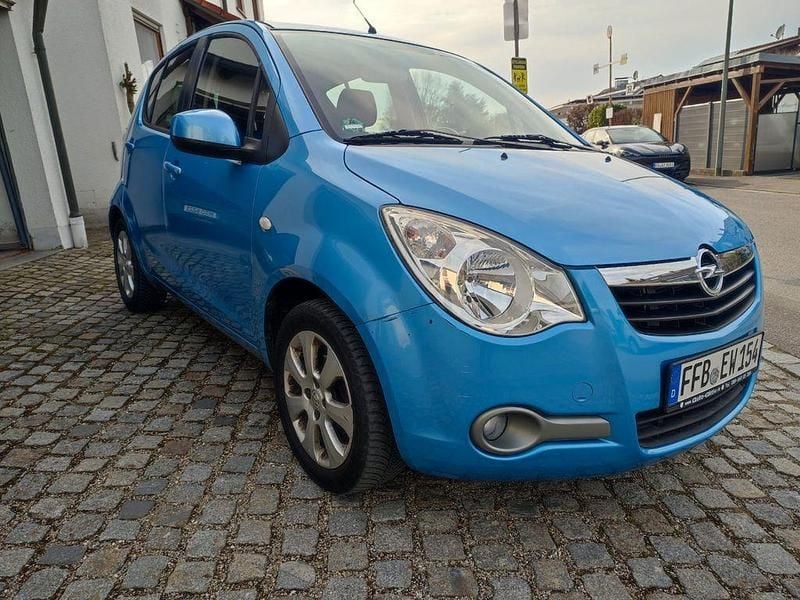 Gebraucht Opel Agila Edition 94 PS (69 kW) 2009 Blau Kleinwagen