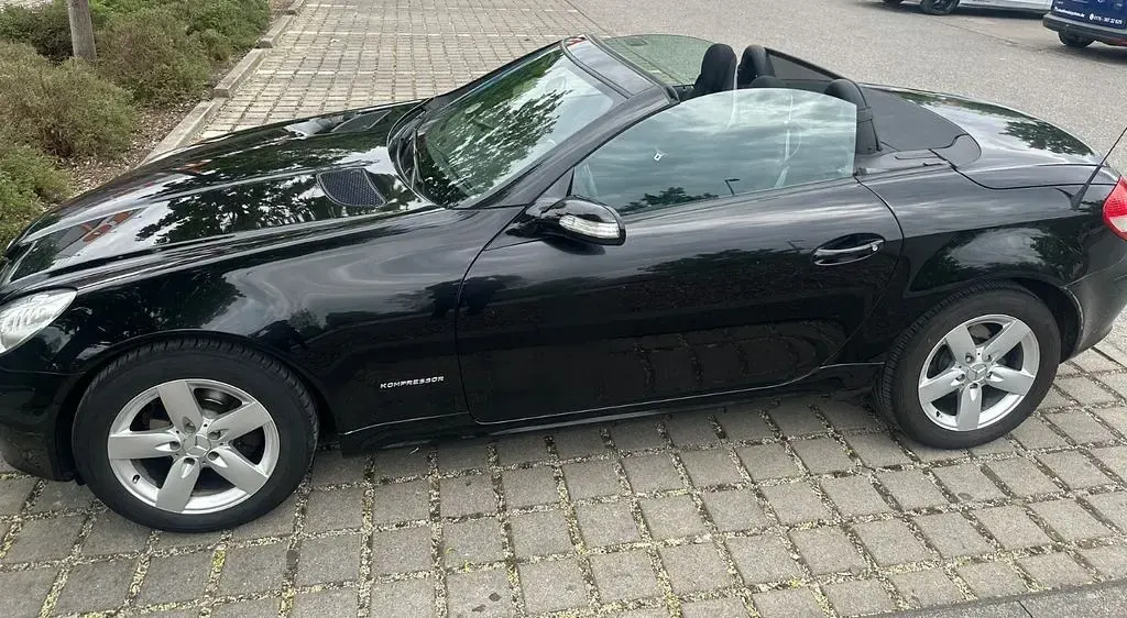 Gebraucht Mercedes SLK200 163 PS (119 kW) 2005 Schwarz Cabrio