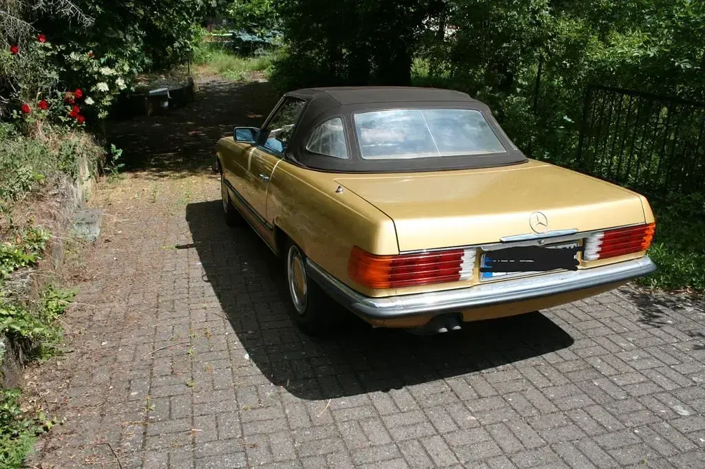 Gebraucht Mercedes SL280 177 PS (130 kW) 1978 Gold Cabrio