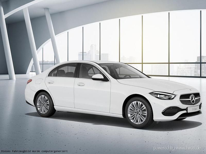 Gebraucht Mercedes C180 Avantgarde 170 PS (125 kW) 2024 Unilack polarweiß Limousine