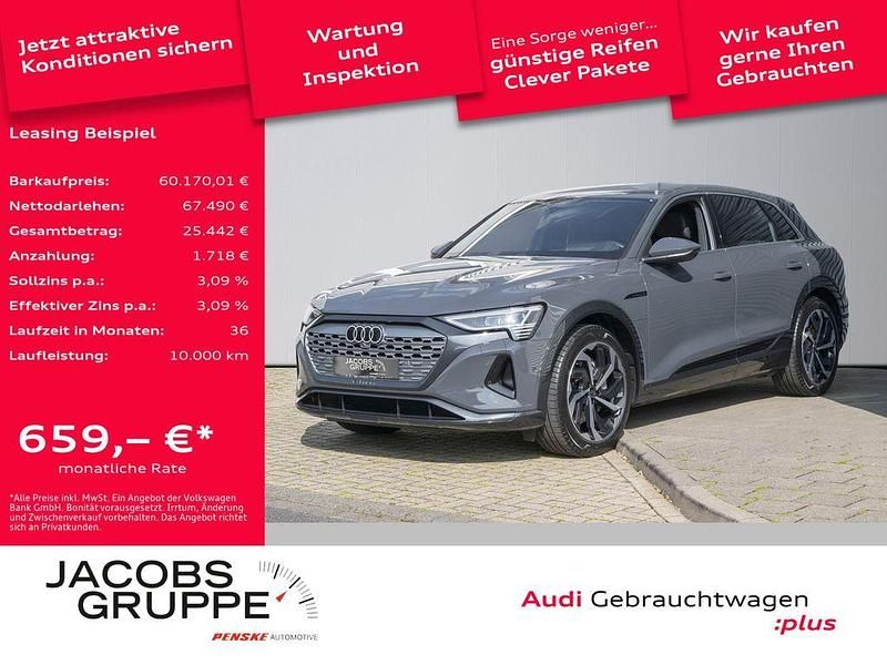 Magnetgrau Gebraucht 2024 Audi Q8 e-tron Advanced Plus SUV | 60.170 € (Guter Preis) - Bild 1/4