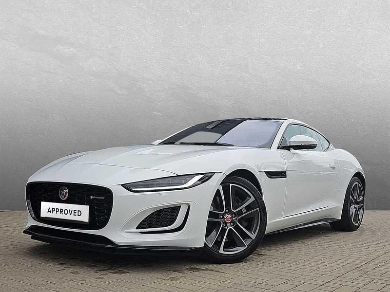 Weiss Gebraucht 2021 Jaguar F-Type R-Dynamic Coupé | 41.990 € (Superpreis) - Bild 1/3