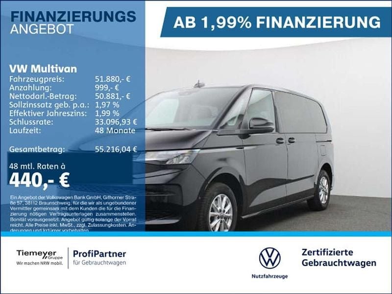 Schwarz Gebraucht 2024 VW T7 Life Van | 51.880 € (Guter Preis) - Bild 1/4
