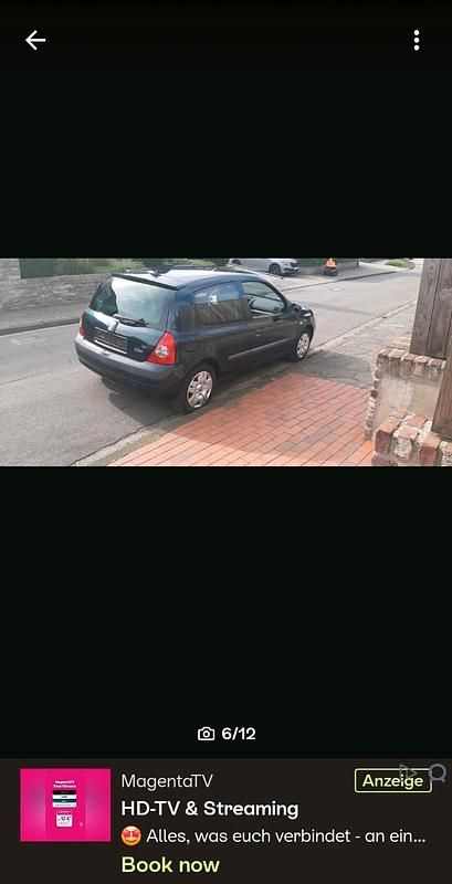 Gebraucht Renault Clio II 75 PS (55 kW) 2004 Grün Kleinwagen