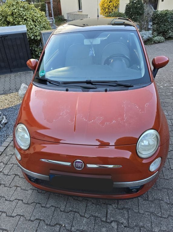 Orange Gebraucht 2009 Fiat 500 Lounge Limousine | 3.300 € (Guter Preis) - Bild 1/4
