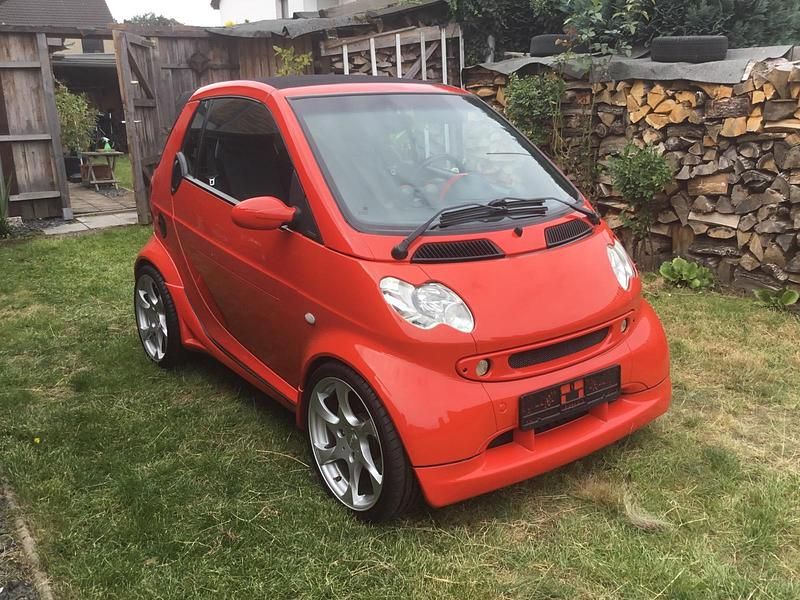 Rot Gebraucht 2003 Smart ForTwo Cabrio Cabrio | 5.300 € - Bild 1/4