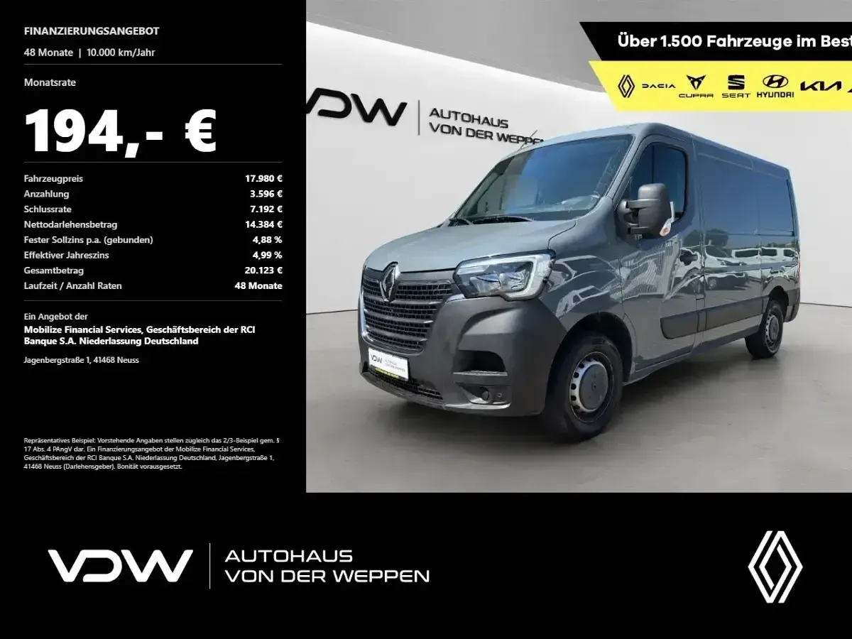 Gebraucht Renault Master 132 PS (97 kW) 2022 Van / Kleinbus