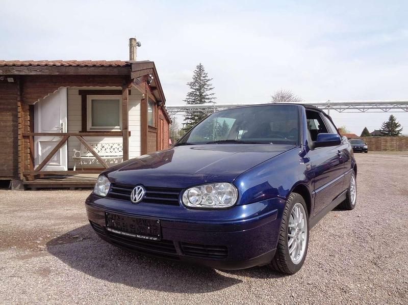Blau Gebraucht 1998 VW Golf Cabriolet Cabrio | 5.500 € (Teuer) - Bild 1/4
