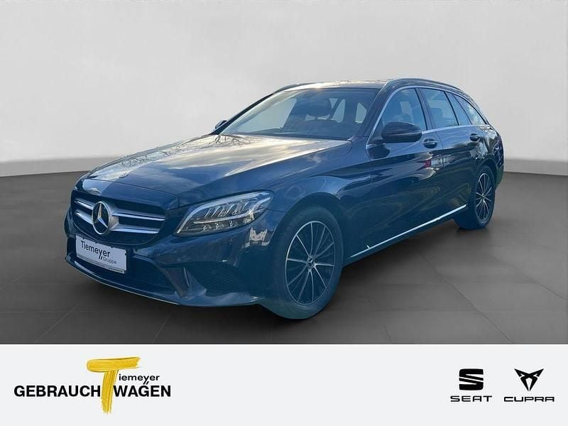 Blau Gebraucht 2019 Mercedes C220 Avantgarde Limousine | 24.650 € (Superpreis) - Bild 1/4