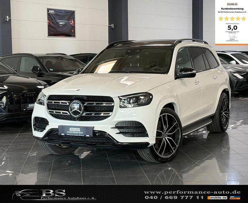 Diamantweiss metalliclack Gebraucht 2020 Mercedes GLS400 AMG SUV | 79.990 € - Bild 1/4