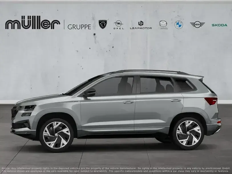 Neu Skoda Karoq SportLine 150 PS (110 kW) 2026 Silber SUV
