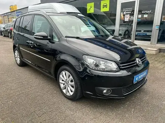 Gebraucht VW Touran Highline 140 PS (102 kW) 2010 Schwarz Van / Kleinbus