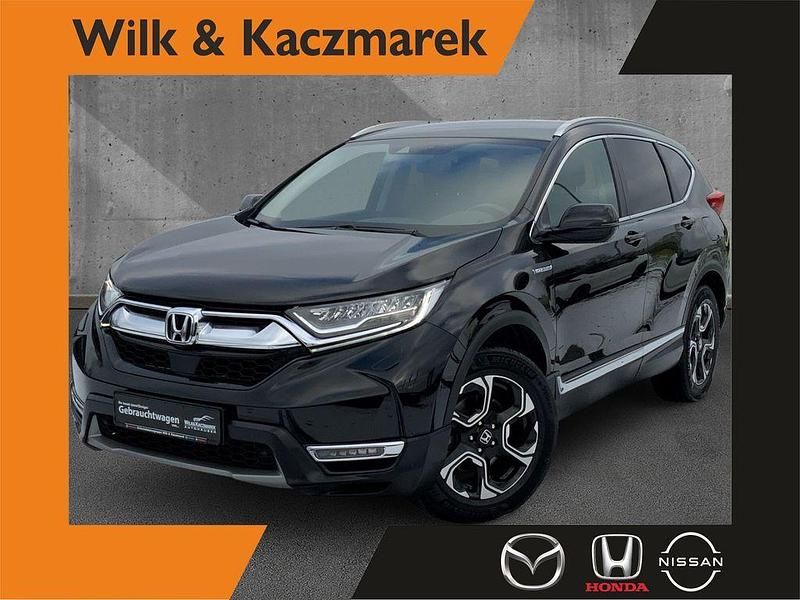 Crystal black p. Gebraucht 2020 Honda CR-V Hybrid SUV | 24.990 € (Fairer Preis) - Bild 1/4