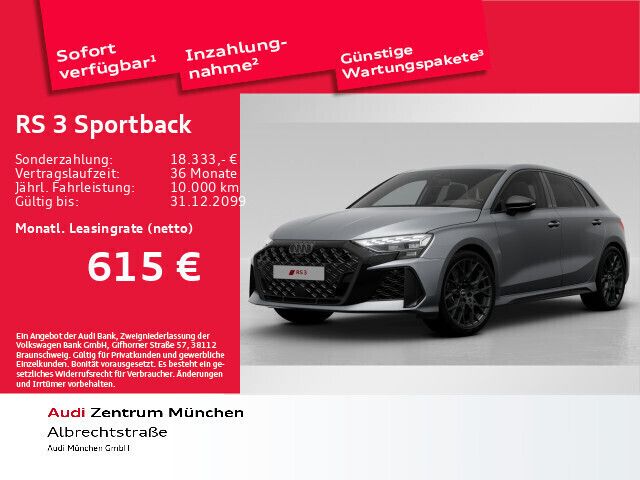 Andere farbe Gebraucht 2022 Audi RS3 Sportback Ambiente Kleinwagen | 83.415 € - Bild 1/2