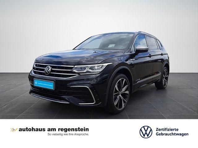 Schwarz Gebraucht 2021 VW Tiguan Allspace R-line SUV | 42.940 € (Etwas zu teuer) - Bild 1/4