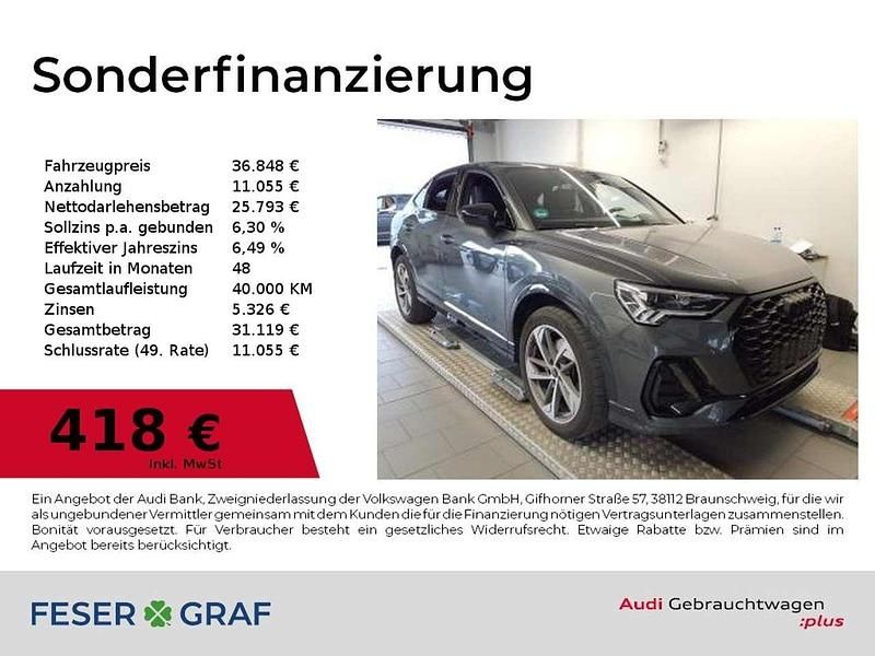 Daytonagrau perleffekt Gebraucht 2022 Audi Q3 Sportback S-Line SUV | 36.848 € (Guter Preis) - Bild 1/2