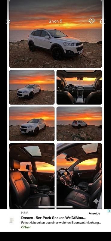 Gebraucht Chevrolet Captiva 184 PS (135 kW) 2012 Weiß SUV