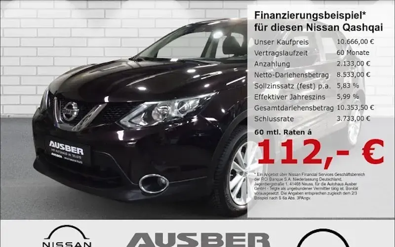 Gebraucht Nissan Qashqai Acenta 131 PS (96 kW) 2016 SUV