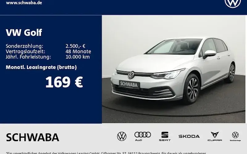 Gebraucht VW Golf VIII Active 131 PS (96 kW) 2023 Silber Limousine
