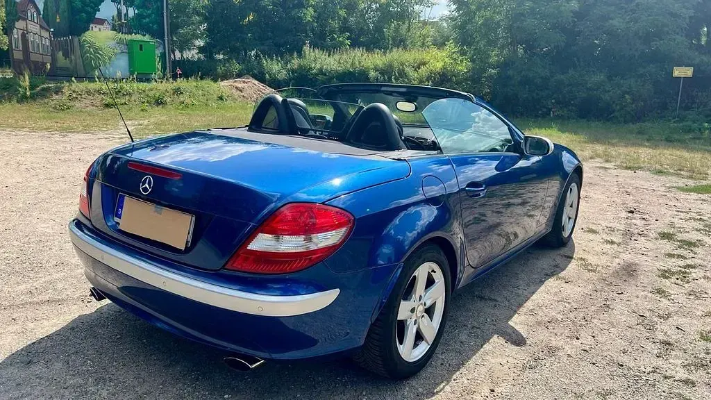 Gebraucht Mercedes SLK200 163 PS (119 kW) 2004 Blau Cabrio