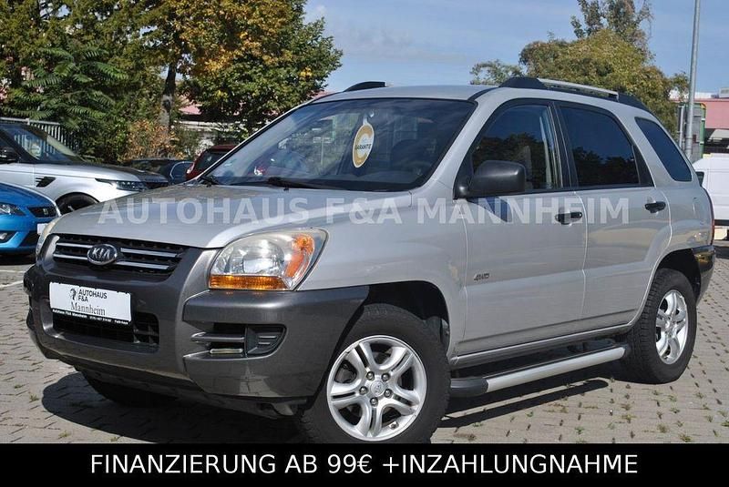 Silber Gebraucht 2008 Kia Sportage SUV | 5.990 € (Fairer Preis) - Bild 1/4