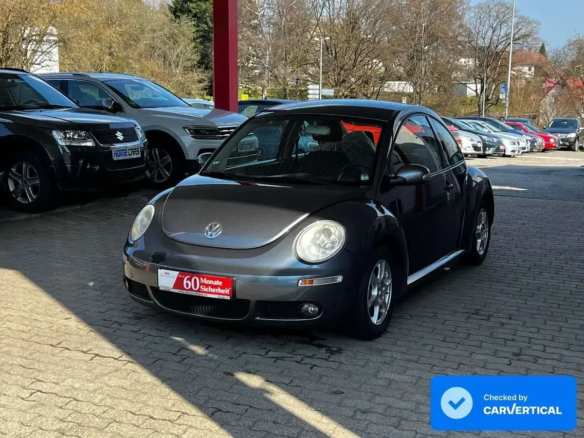 Gebraucht VW New Beetle 105 PS (77 kW) 2008 Platinum grey Kleinwagen