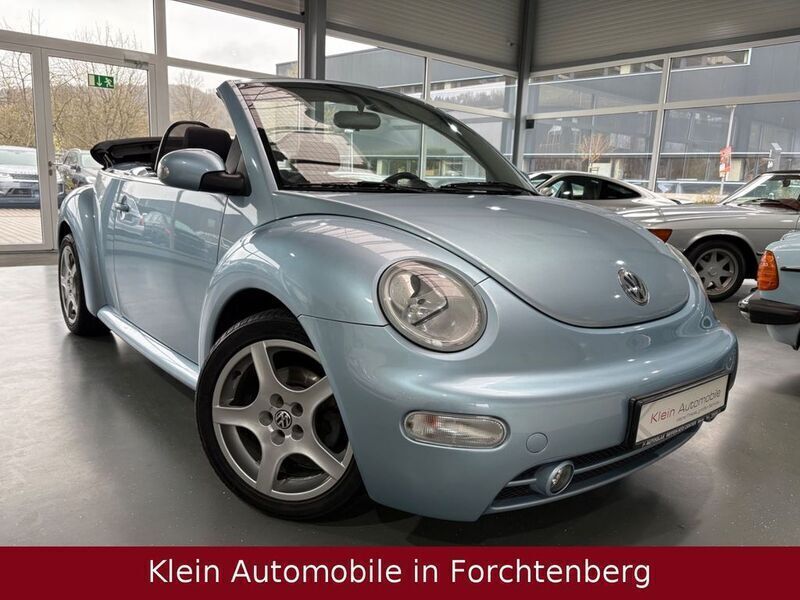 Blau Gebraucht 2004 VW Beetle Highline Cabrio | 3.390 € (Fairer Preis) - Bild 1/4
