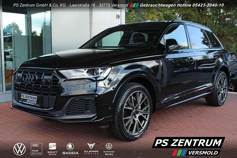 Mythosschwarz Gebraucht 2022 Audi Q7 S-Line SUV | 56.930 € (Fairer Preis) - Bild 1/4