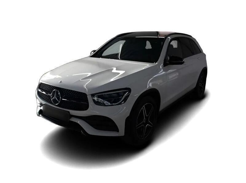 Weiss Gebraucht 2020 Mercedes GLC200 AMG SUV | 42.349 € (Teuer) - Bild 1/4