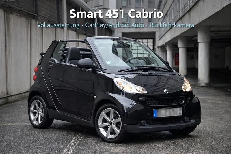 Gebraucht Smart ForTwo Cabrio 85 PS (62 kW) 2008 Schwarz Cabrio
