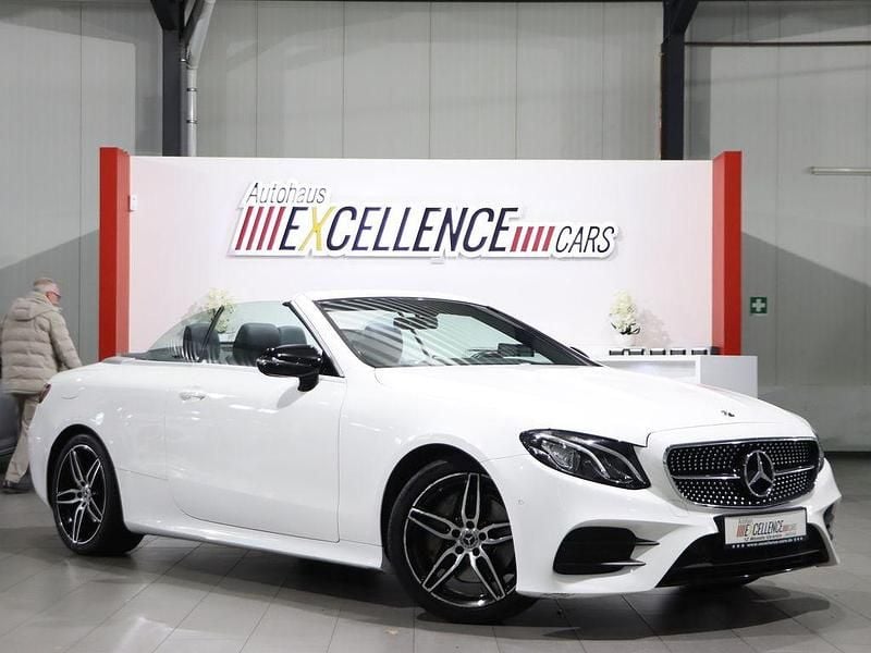 Weiß Gebraucht 2019 Mercedes E200 AMG line Cabrio | 34.991 € (Fairer Preis) - Bild 1/4
