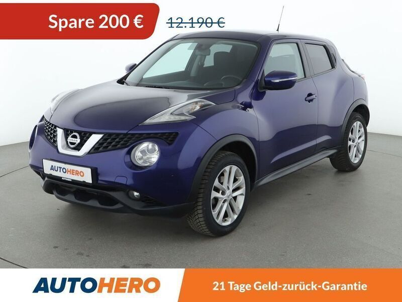 Blau Gebraucht 2015 Nissan Juke Acenta SUV | 11.990 € (Fairer Preis) - Bild 1/3