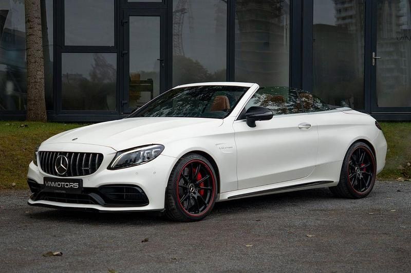 Weiß Gebraucht 2017 Mercedes C63 AMG AMG Cabrio | 52.999 € (Fairer Preis) - Bild 1/4