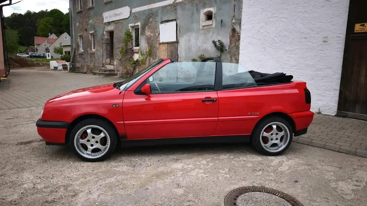 Brugt VW Golf Cabriolet 75 HK (55 kW) 1997 Rød Cabriolet