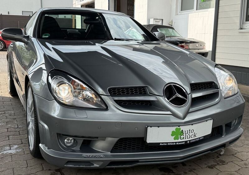 Silber Gebraucht 2009 Mercedes SLK200 Cabrio | 14.990 € (Teuer) - Bild 1/4