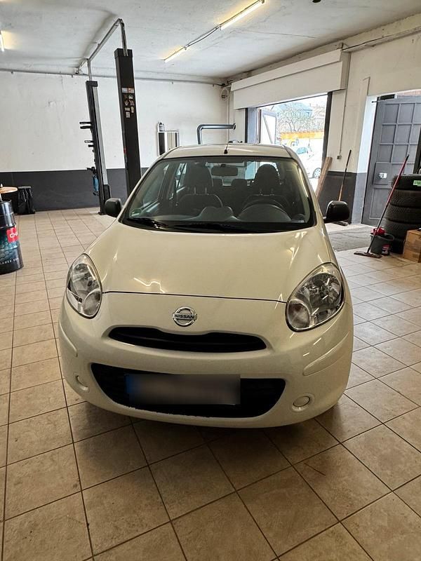 Weiß Gebraucht 2013 Nissan Micra Kleinwagen | 4.000 € (Superpreis) - Bild 1/4